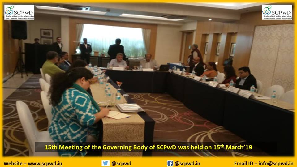 15th Meeting of the Governing Body of SCPwD - March'19